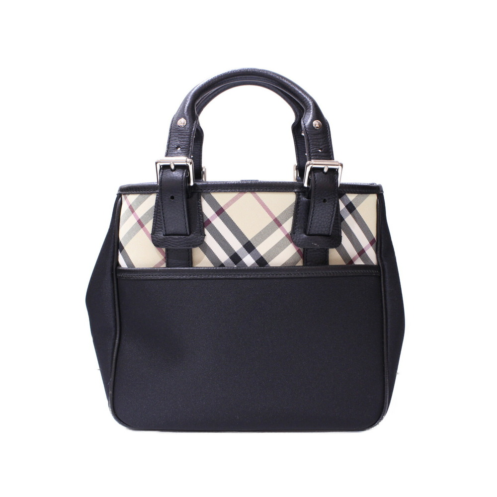 Burberry Nova handbag accents leather check black - Picture 2 of 7